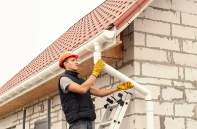 Pose et remplacement de gouttières à Avioth